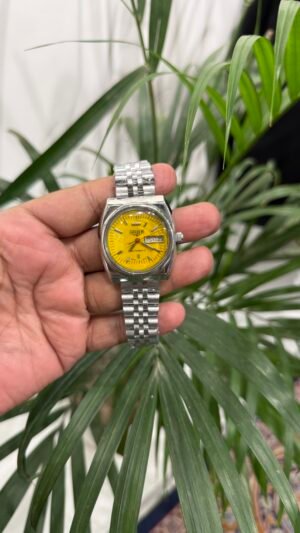 IMG_0270 Watch 01 - Yellow Dial, Steel Bracelet